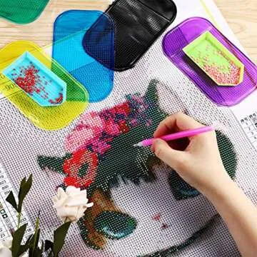 Blulu Diamond Art Sticky Mats - 6 Piece Anti-Slip Set