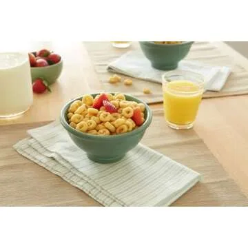 Honey Ohs! Family Size Cereal, Crunchy Breakfast Cereal Os Made with Sweetened Corn, Oats and Rice, 20 OZ Box