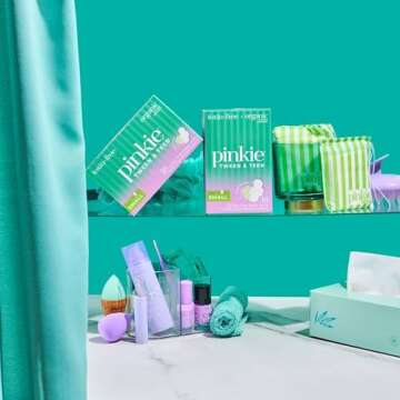 Pinkie Period Starter Pads - Designed for Smaller Underwear - Organic Cotton Topsheet Tween & Teen P...