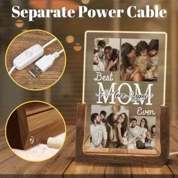 Custom Night Light for Mother's Day Personalized Gift