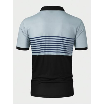 SOLY HUX Short Sleeve Striped Collared T Shirt