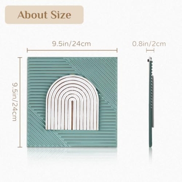 Walasis Boho Wall Decor - Mid-Century Artwork Set