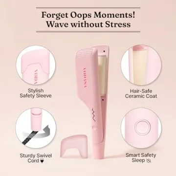 VODANA Ceramic Hair Waver for Effortless Beach Waves