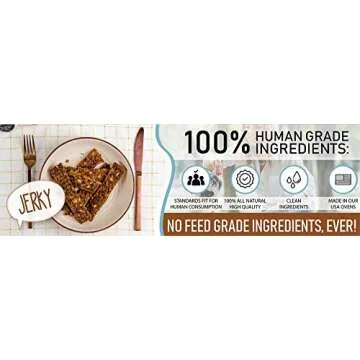 Pet Jerky Factory Premium Beef and Banana 5 oz. Dog Jerky Treats | 100% Human Grade | USA Made | High Protein | Grain Free | Limited Ingredients | No Filler | BHA-BHT Free | Soft-Tender