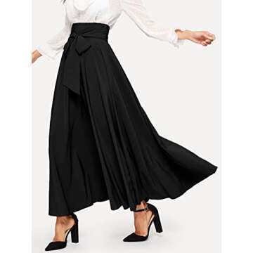 Elegant High Waist Maxi Skirt for Women - SweatyRocks