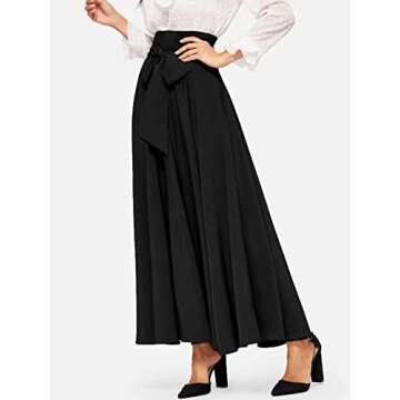 Elegant High Waist Maxi Skirt for Women - SweatyRocks