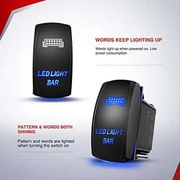 Nilight 10011W Wiring Harness Kit for 12V Vehicles