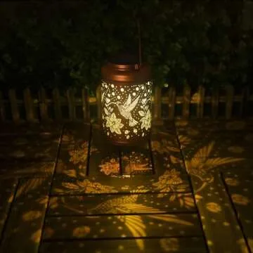 Enchanting Hummingbird Solar Lights for Outdoor Spaces - Perfect Gifts