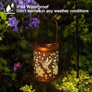 Hummingbird Solar Lanterns Outdoor Solar Lights for Garden