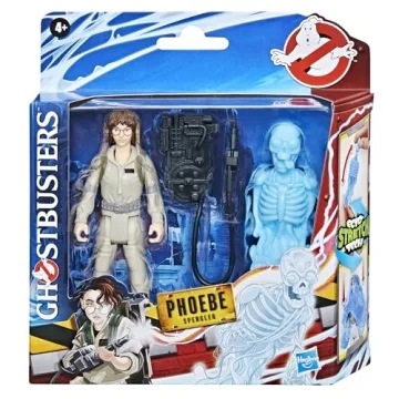 Ghostbusters Phoebe Spengler Action Figure with Bonesy Ghost Toy