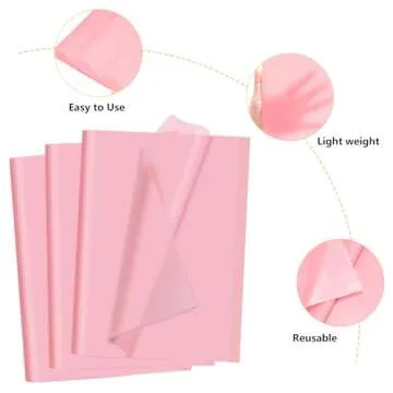 Pink Tissue Paper 40 Sheets for Gift Bags Weddings Birthday Decoration Crafts DIY Packaging Wrapping...