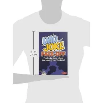 Dad Joke Face-Off - You Laugh First, You Lose, Funny Hilarious Family Party Game with 600 Jokes, Joke Challenge for 2-12 Players, Fast-Paced Laughter Game, Competitive Humor, Quick 30-Minute Playtime