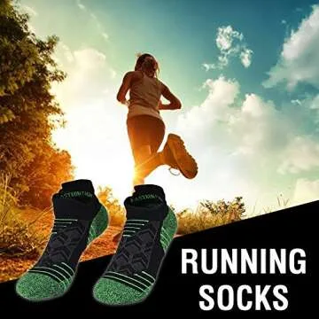 Short Compression Socks 10-20mmHg for Men & Women - Best Athletic & Medical for Running, Flight, Travel, Blood Circulation & Recovery (1，2, 3, 6 Pair) US 8-12