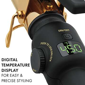 Hot Tools Professional 24K Gold 1-1/4'' Digital Curling Iron, 1 ct.