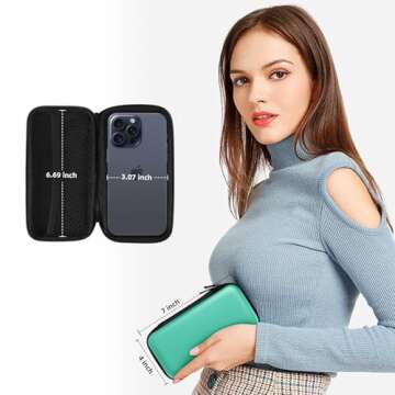 iMangoo Shockproof Carrying Charger Case Hard Protective EVA Impact Resistant Power Bank Pouch Small...