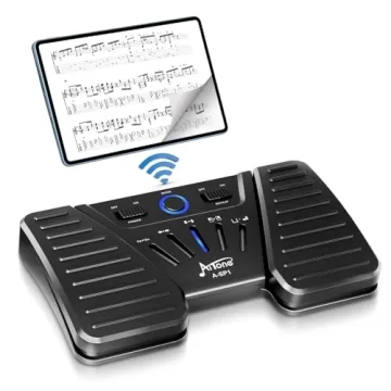 Bluetooth Wireless Page Turner Foot Pedal for Musicians