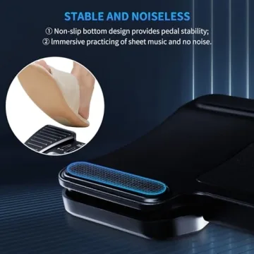 Bluetooth Wireless Page Turner Foot Pedal for Musicians