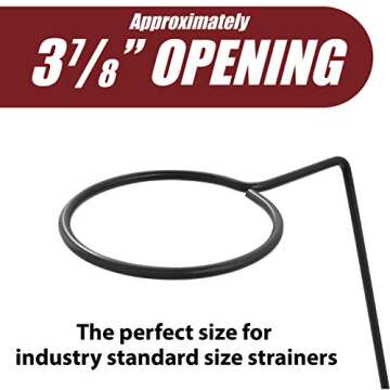 Peachtree Woodworking Supply Paint Strainer Stand: Lightweight Steel Design for All Your Painting Ne...