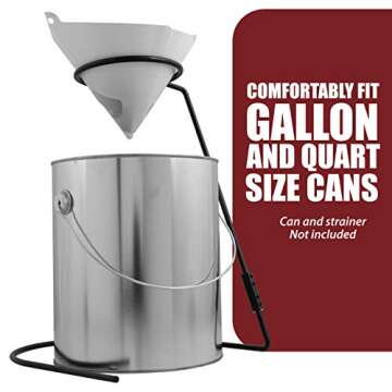 Peachtree Paint Strainer Stand, Lightweight & Sturdy