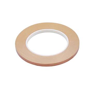 BHD 3/16 Inch 36 Yard Stained Glass Copper Foil Tape with Conductive Adhesive