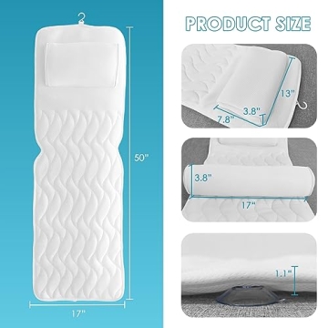 Luxury AEROiVi Full Body Bath Pillow for Comfort and Relaxation