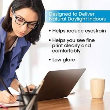 OttLite Creative Curves LED Desk Lamp - Adjustable & Dimmable