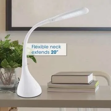 OttLite Creative Curves LED Desk Lamp - Adjustable & Dimmable