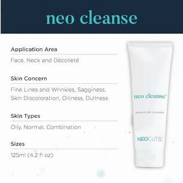 Neocutis Neo Cleanse - Exfoliating Skin Cleanser - Glycolic Acid Gel - 125ml