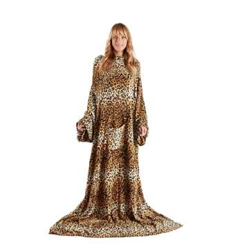 Tirrinia Wearable Blanket Adult, Sunggle Blanket With Sleeves, Reading Full Blanket, Cozy TV Blanket...