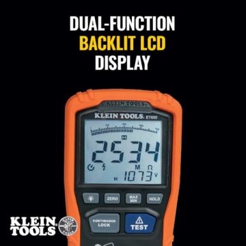 Klein ET600 Multimeter - Precision Insulation Tester & More