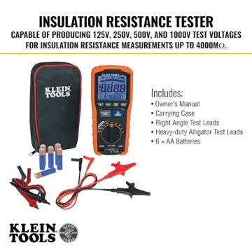 Klein ET600 Multimeter - Precision Insulation Tester & More