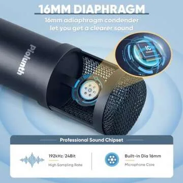 Professional USB Microphone for Recording and Streaming