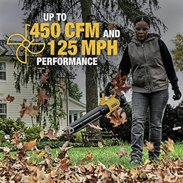 DEWALT 20V MAX XR Cordless Leaf Blower 125MPH 450CFM