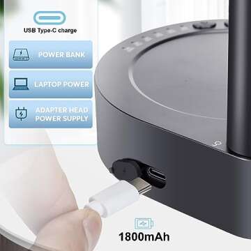 Webliew Desktop Water Dispenser with USB Charging - Portable Electric Pump for Home, Office, and Camping - Nightstand and Bedside Water Bottle Dispenser