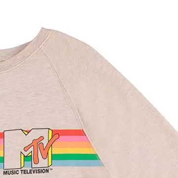 MTV Women's Long Sleeve Raglan Sweatshirt - 90s Style