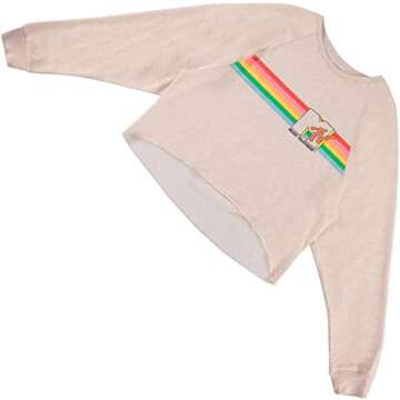 MTV Women's Long Sleeve Raglan Sweatshirt - 90s Style