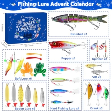 Fishing Advent Calendar 2024 for Fishing Enthusiasts