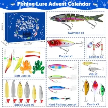 Fishing Advent Calendar 2024 for Fishing Enthusiasts