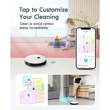 Yeedi Vac Station Robot Vacuum Mop Smart Mapping Alexa
