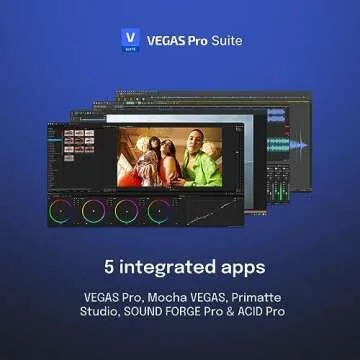 VEGAS Pro Suite 21 - Integrated video and audio editing tools for content creators | video editing software | video cutting software | video editor | Windows 10/11 PC | 1 license