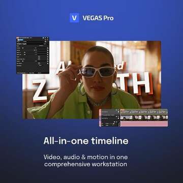 VEGAS Pro Suite 21 - Integrated video and audio editing tools for content creators | video editing software | video cutting software | video editor | Windows 10/11 PC | 1 license