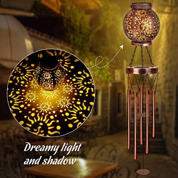Solar Wind Chimes Outdoor Lantern for Garden