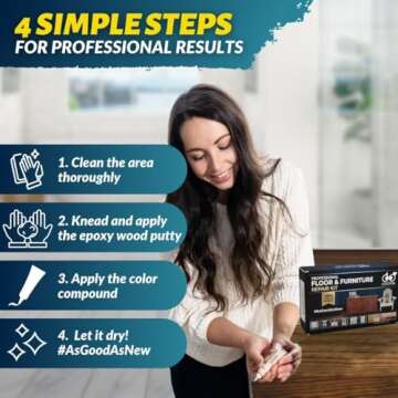 Coconix Repair Kit for Floors & Furniture - Easy Fixes