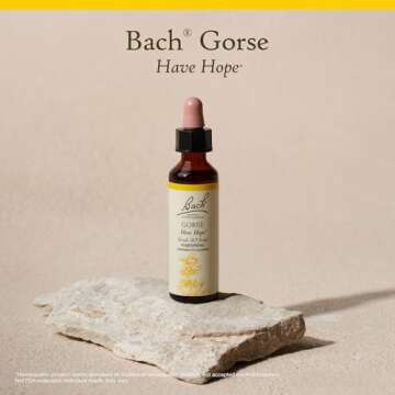 Bach Original Flower Remedies, Gorse for Hope, Natural Homeopathic Flower Essence, Holistic Wellness and Stress Relief, Vegan, 20mL Dropper
