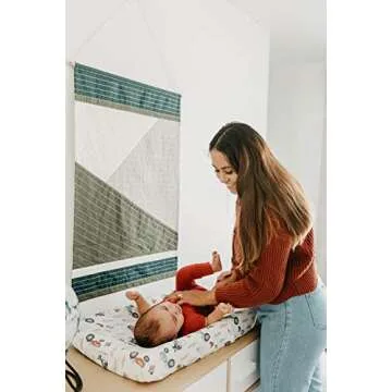 Copper Pearl Premium Knit Changing Pad Cover Soft, Stylish, and Universal Fit for All Standard Diaper Changing Pads, Trendy Design Changing Pad Covers, Jo