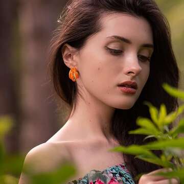 Gold Chunky Triple Hoop Earrings for Women - Trendy Jewelry