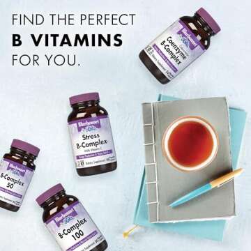 Bluebonnet Nutrition Vegan B Complex for Stress Relief