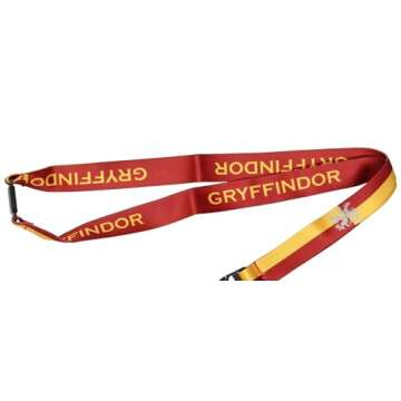 Gryffindor Lanyard with 3D Charm & ID Holder