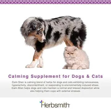 Herbsmith Calm Shen Herbal Blend for Dogs & Cats - 90 Tablets