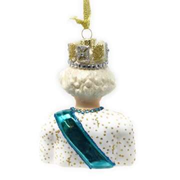 Cody Foster - Queen Elizabeth Blown Glass Ornamentfor Christmas
